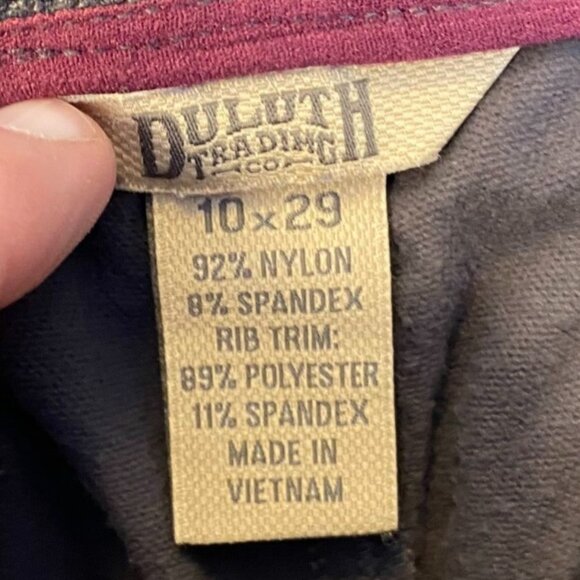 Duluth Womens Pants Size 10/29  Brown Nylon/Spandex With Pockets - Picture 6 of 10